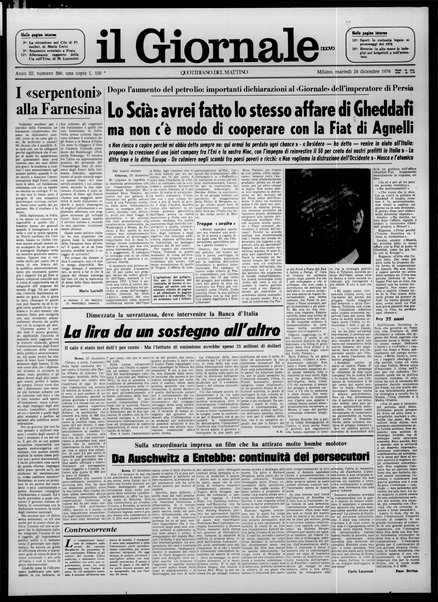 Il giornale nuovo : quotidiano del mattino